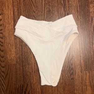 Aerie Crossover High waisted cheeky bikini bottoms